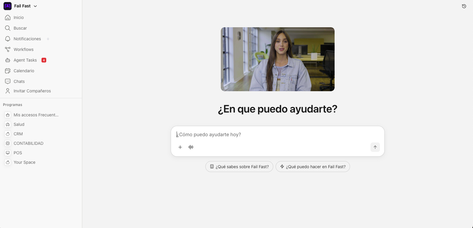 Fail Fast AI assistant answering a natural-language query